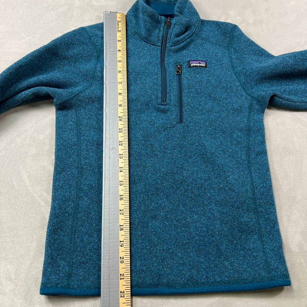 Patagonia Better Sweater 1/4 Quarter Zip Pullover Women‎ M Blue Fleece Outdoor - Picture 4 of 8